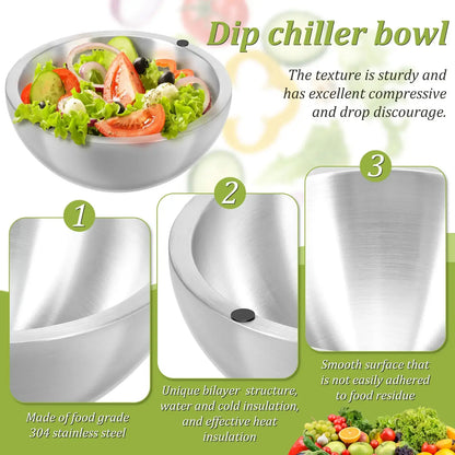 Stainless Steel Cooling Bowl - Planet4Shopping