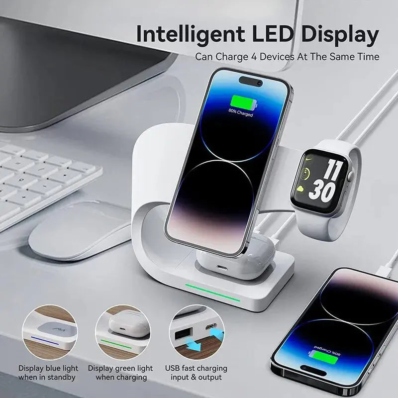 Magnetic Wireless Charger Stand 15W - Planet4Shopping