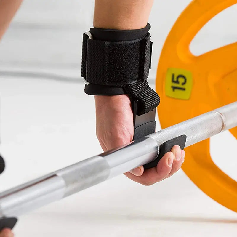 Weight Lifting Hooks with Wrist Straps - Planet4Shopping