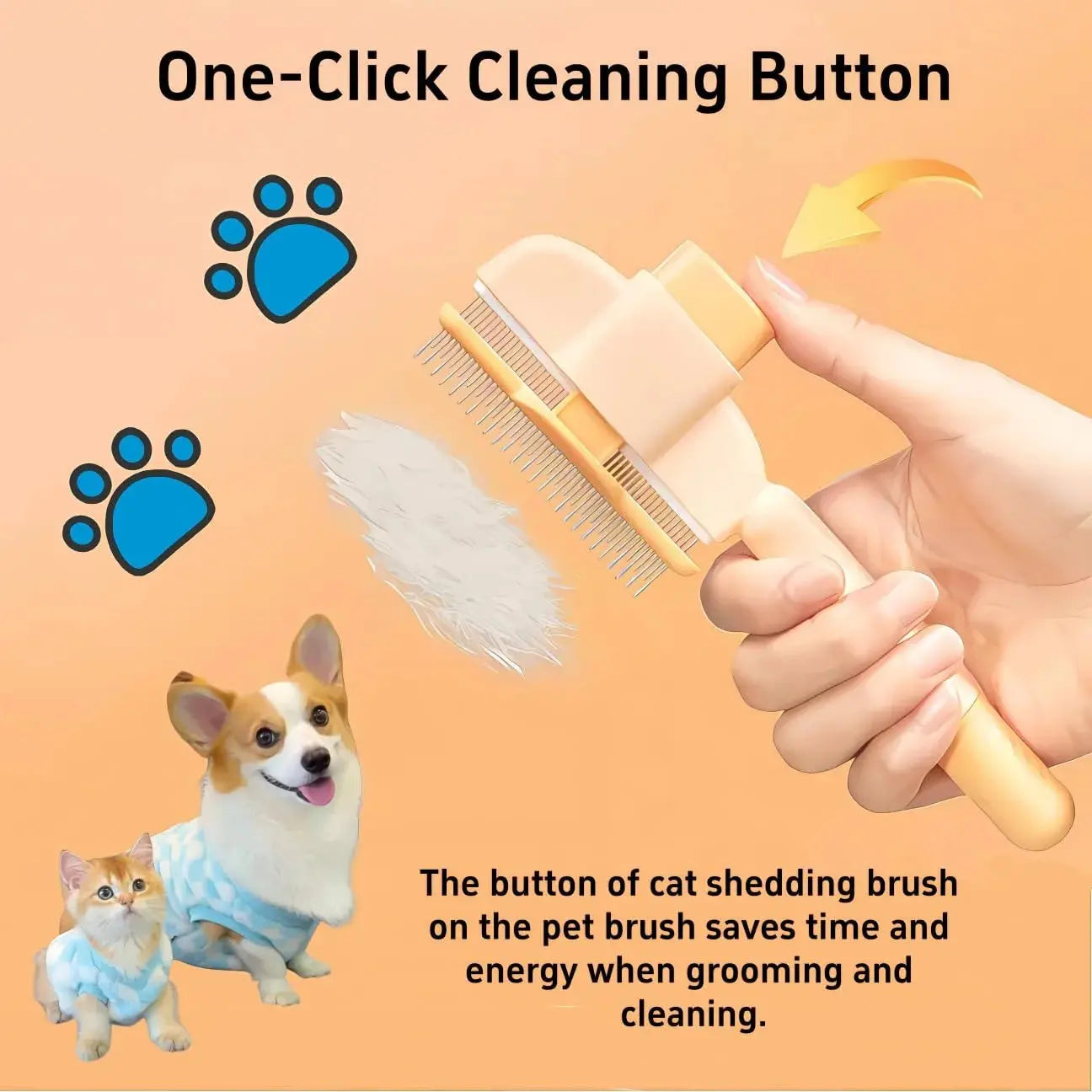 Pet Hair & Flea Comb - Planet4Shopping