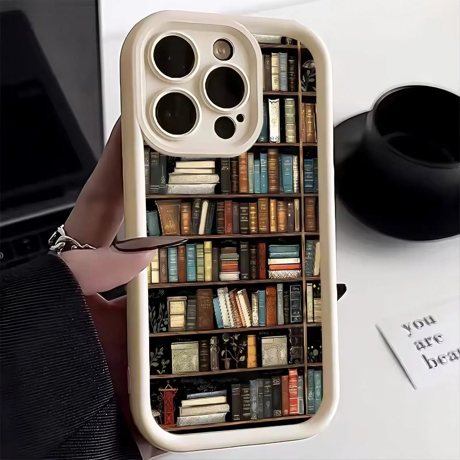 Book Shelf Silicone iPhone Case - Planet4Shopping