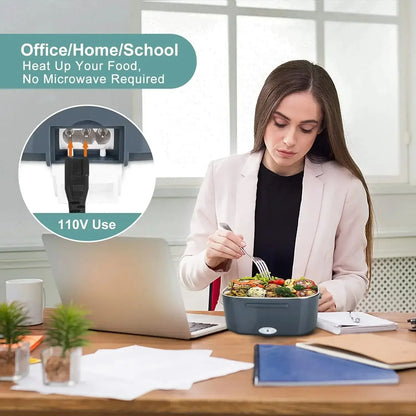 2-In-1 Electric Heating Lunch Box - Planet4Shopping