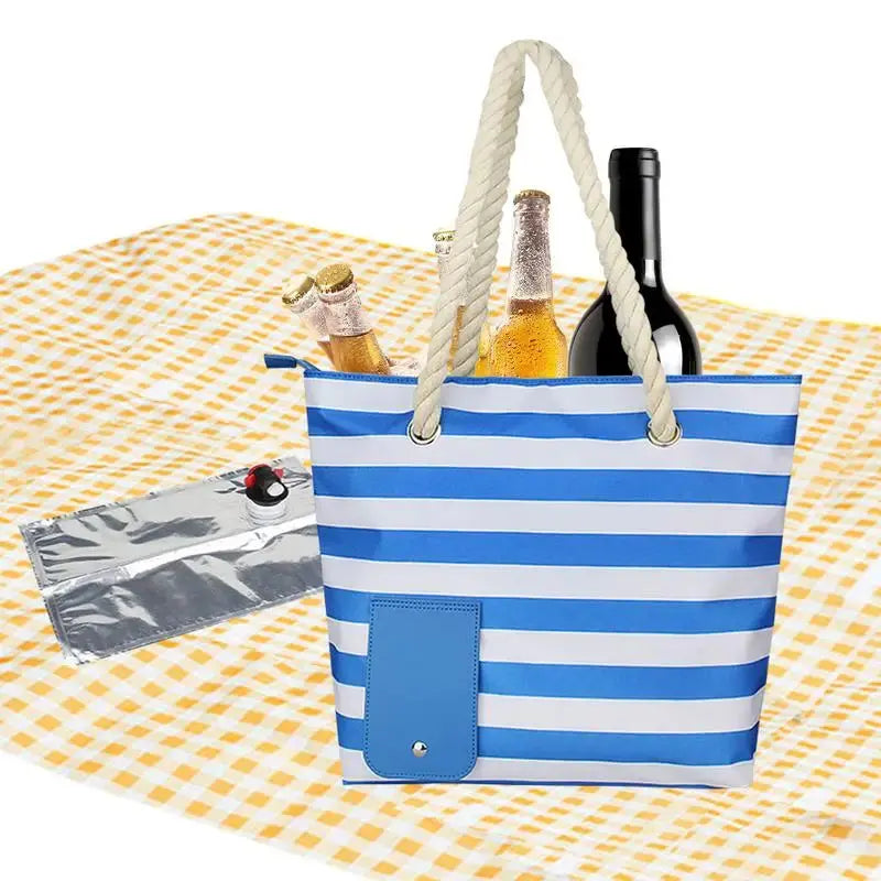 Insulated Tote Bag with Drink Dispenser - Planet4Shopping