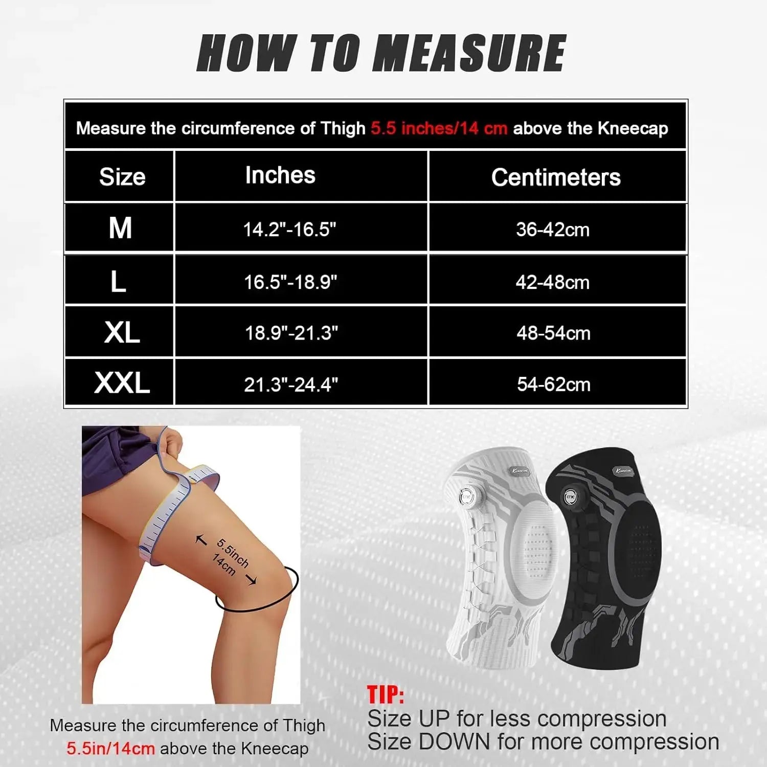 Adjustable Knee Brace with Patella Support Stabilizer - Planet4Shopping
