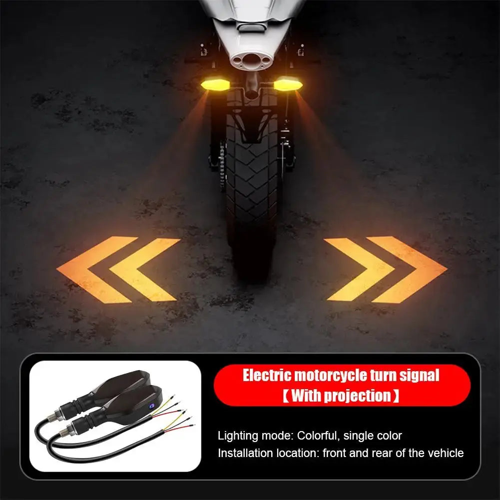 Motorcycle Road Projection Turn Signal Lights - Planet4Shopping