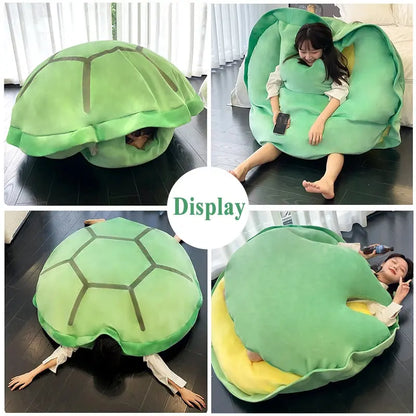 Wearable Turtle Shell Plush Pillow - Planet4Shopping