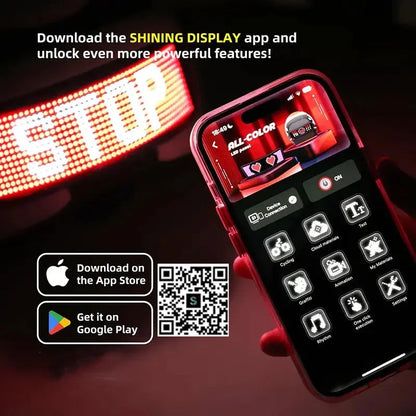 Motorcycle Helmet Programmable LED Display - Planet4Shopping