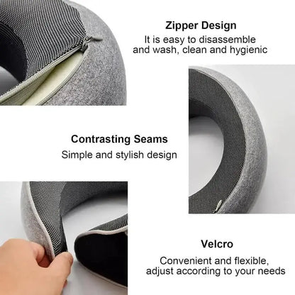 Memory Foam Neck Pillow Travel Snail Design - Planet4Shopping