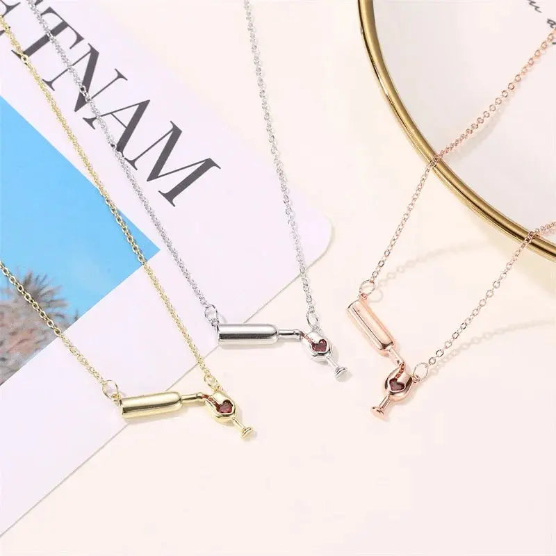 Wine Bottle Necklace - Planet4Shopping