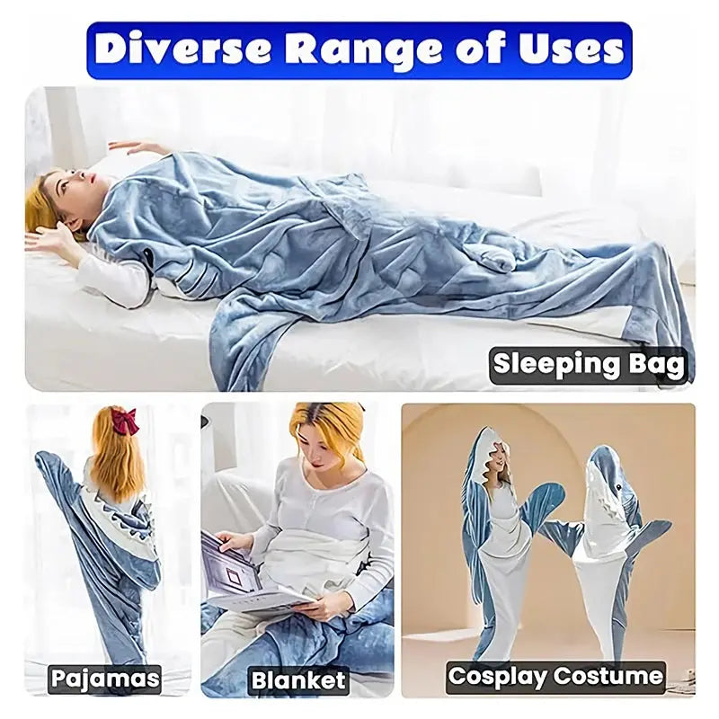 Wearable Shark Sleeping Blanket - Planet4Shopping