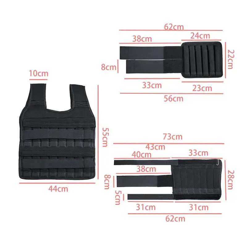 Adjustable Weighted Vest - Planet4Shopping