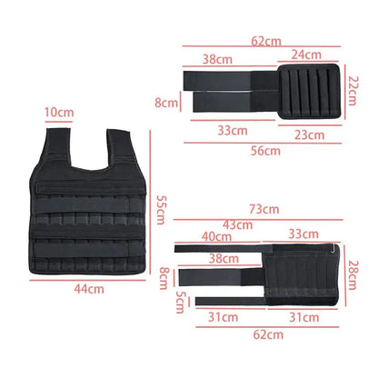 Adjustable Weighted Vest - Planet4Shopping