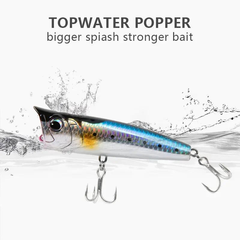 Popper Fishing Lure Hard Bait 8.5-30g - Planet4Shopping