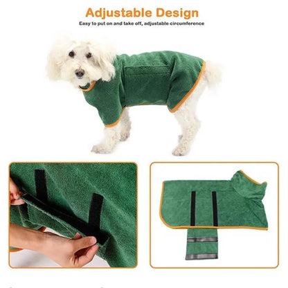 Dog Bathrobe Towel - Planet4Shopping