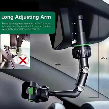 Multifunctional Rearview Mirror Phone Holder - Planet4Shopping