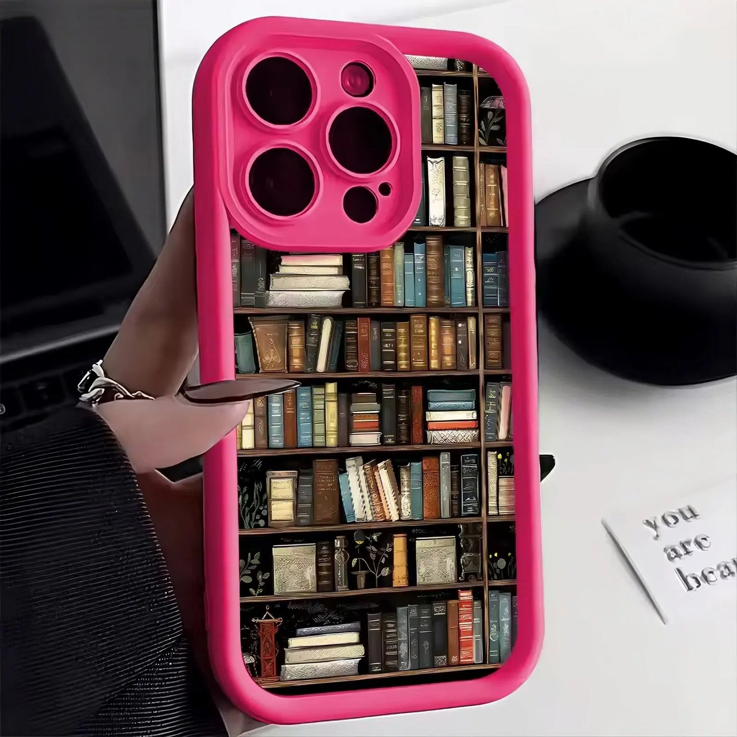 Book Shelf Silicone iPhone Case - Planet4Shopping