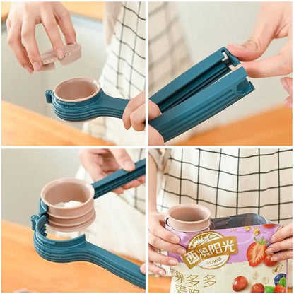 Sealing Clip With Noozle Snack Dispenser - Planet4Shopping