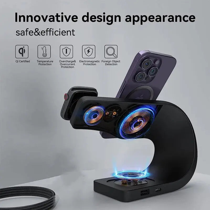 Magnetic Wireless Charger Stand 15W - Planet4Shopping