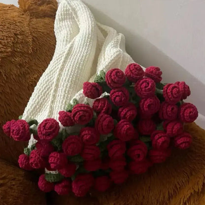 Crochet Rose Bouquet Blanket - Planet4Shopping