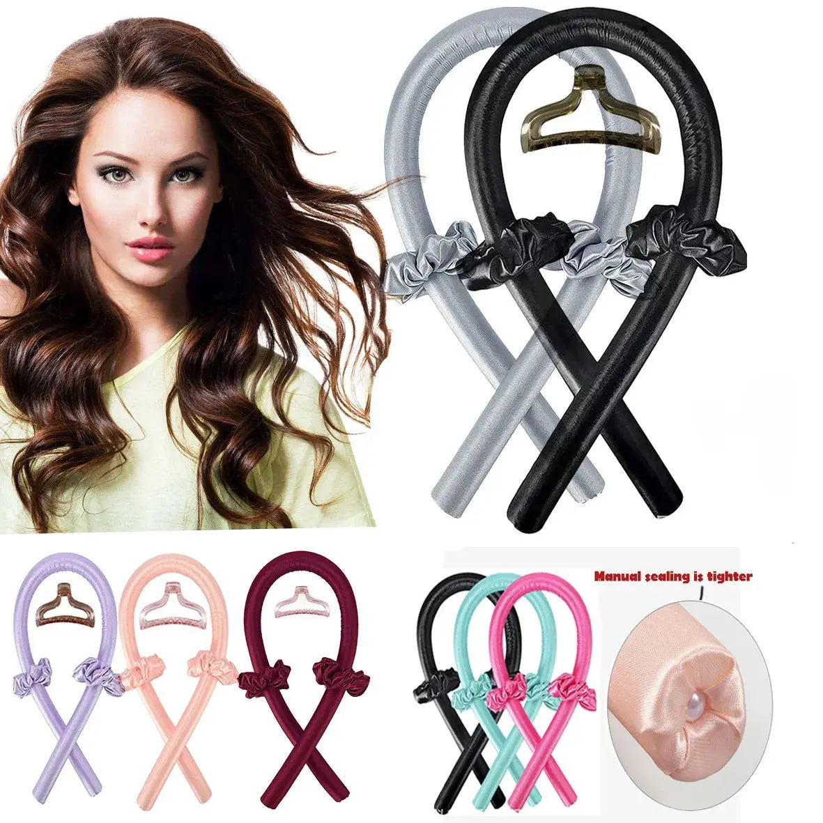Heatless Curling Rod Headband - Planet4Shopping