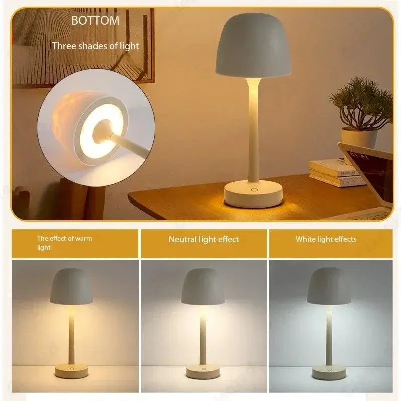 Mushroom Table Lamp with Water Ripple Projection - Planet4Shopping