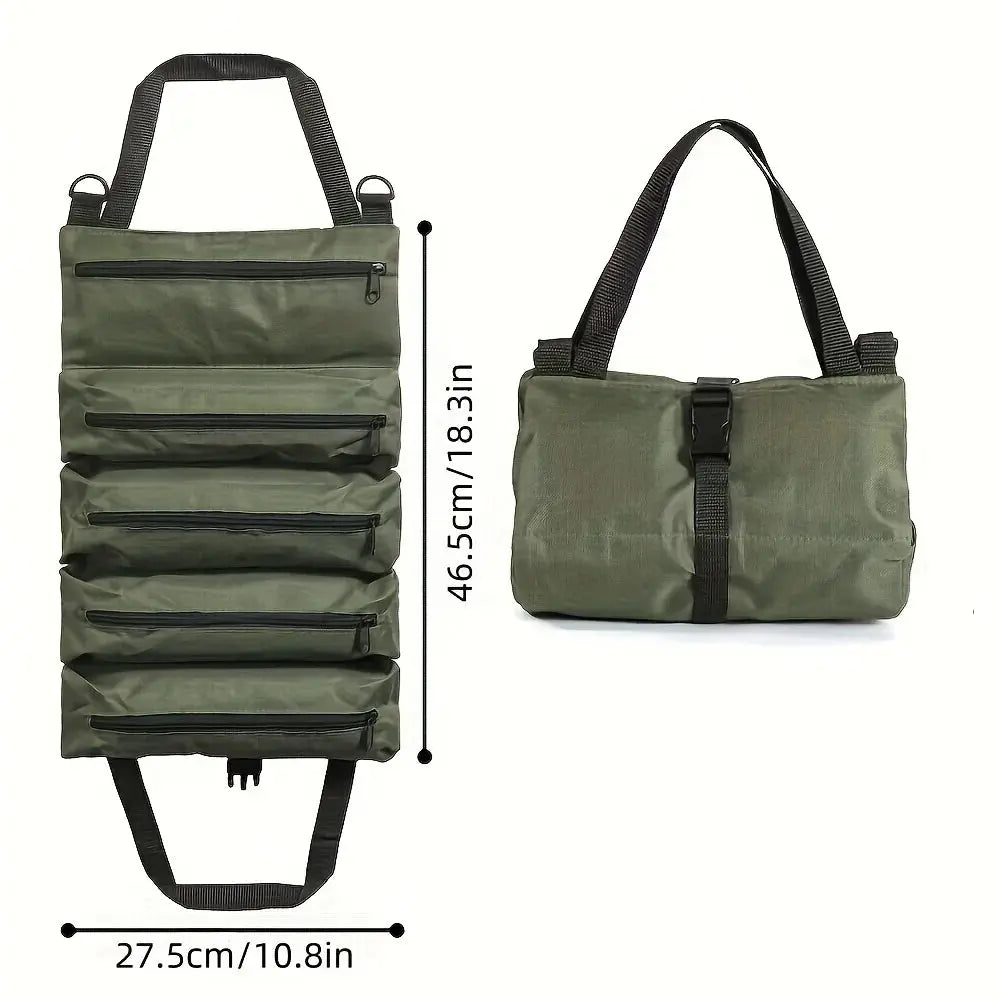Heavy-Duty Roll-Up Tool Bag - Planet4Shopping