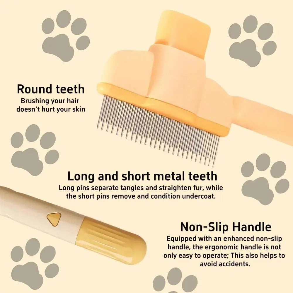 Pet Hair & Flea Comb - Planet4Shopping