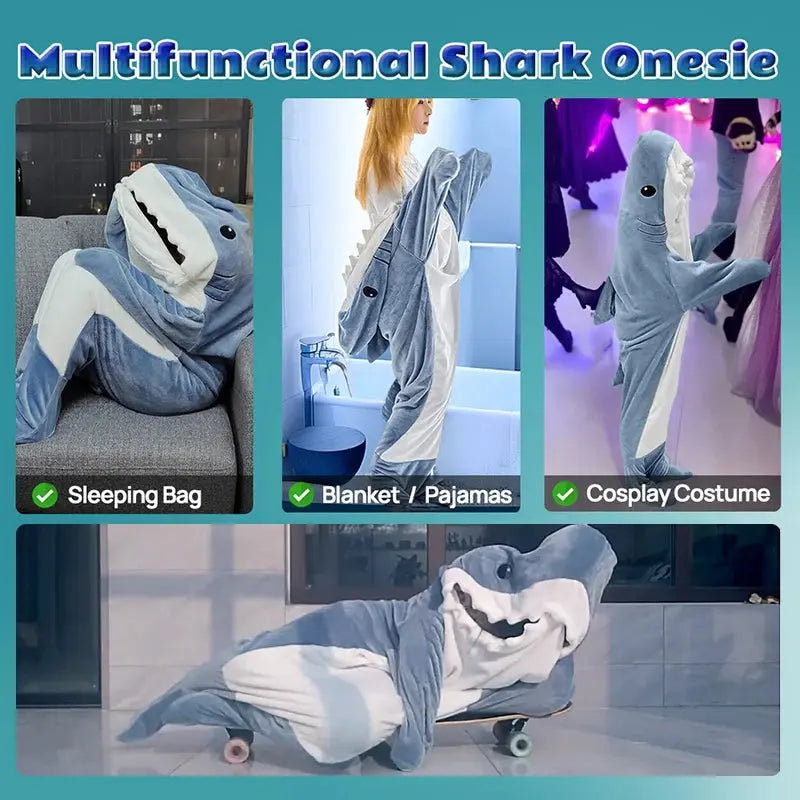 Wearable Shark Sleeping Blanket - Planet4Shopping