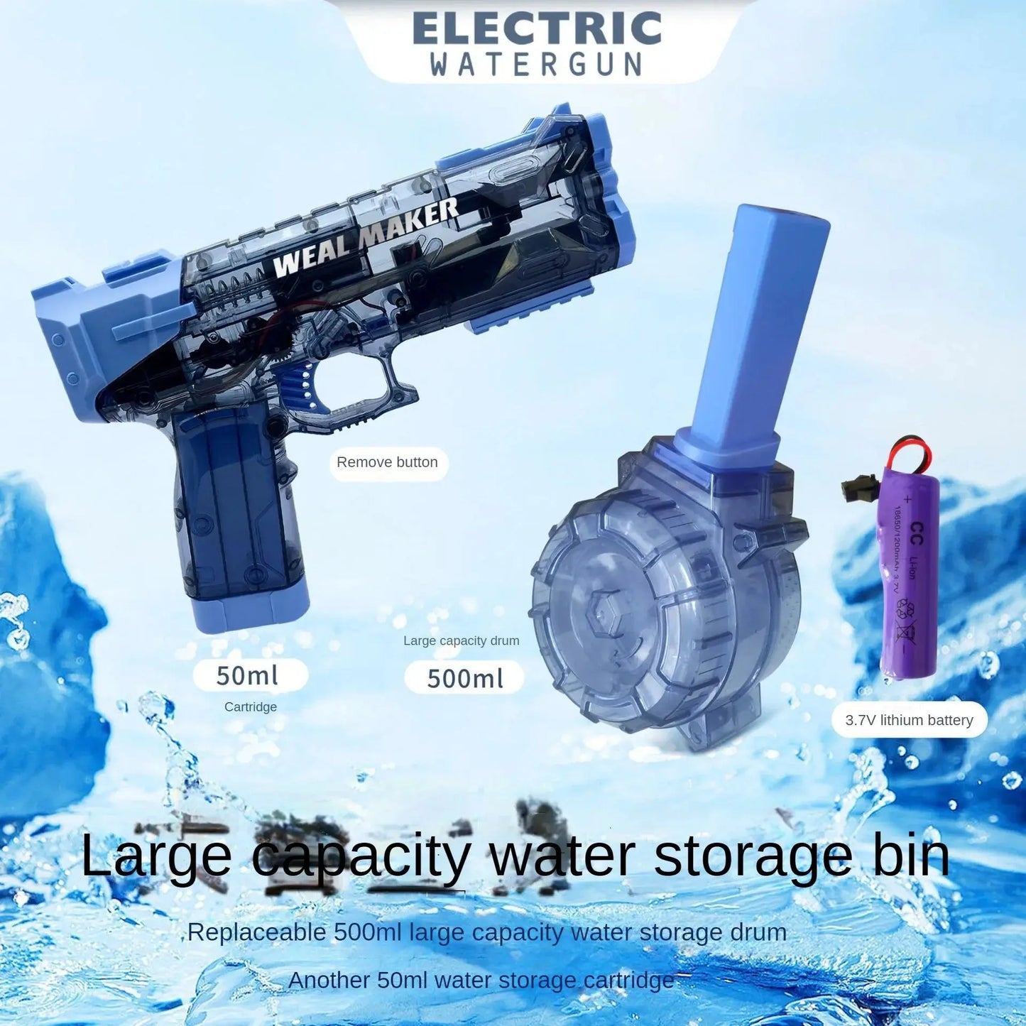 Firing Electric Water Gun - Planet4Shopping
