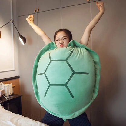 Wearable Turtle Shell Plush Pillow - Planet4Shopping