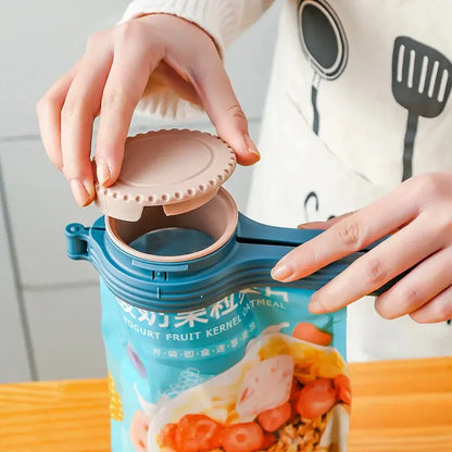 Sealing Clip With Noozle Snack Dispenser - Planet4Shopping