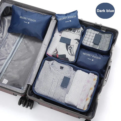 6 Pcs Travel Clothes Storage Bags - Planet4Shopping