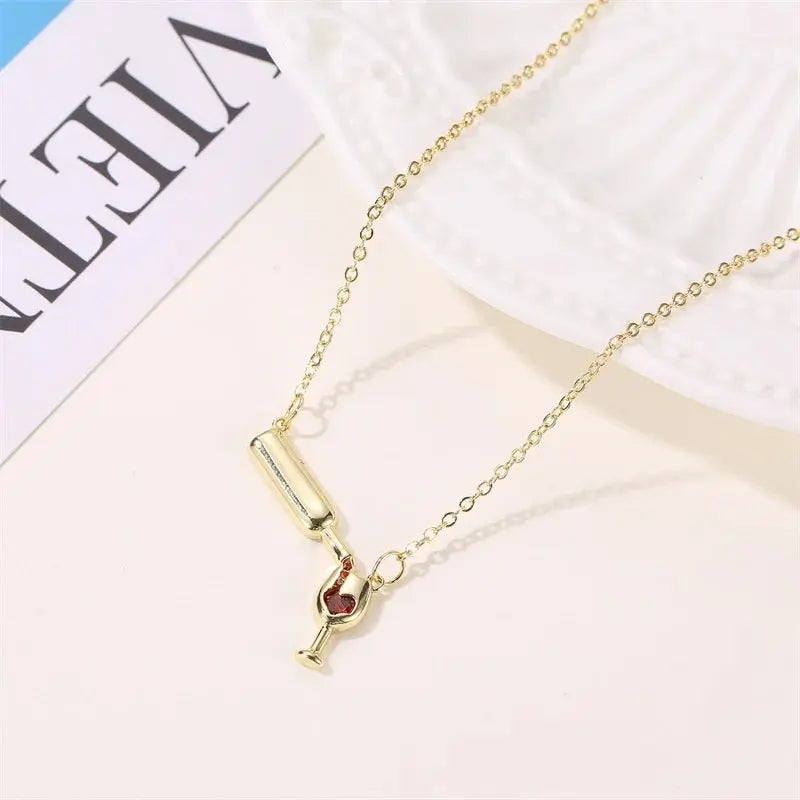 Wine Bottle Necklace - Planet4Shopping