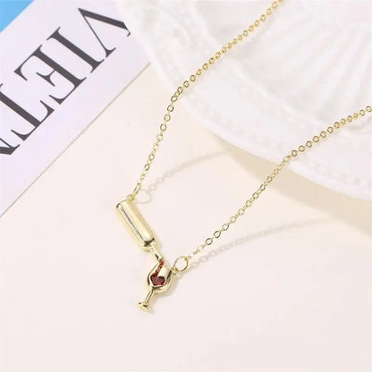 Wine Bottle Necklace - Planet4Shopping