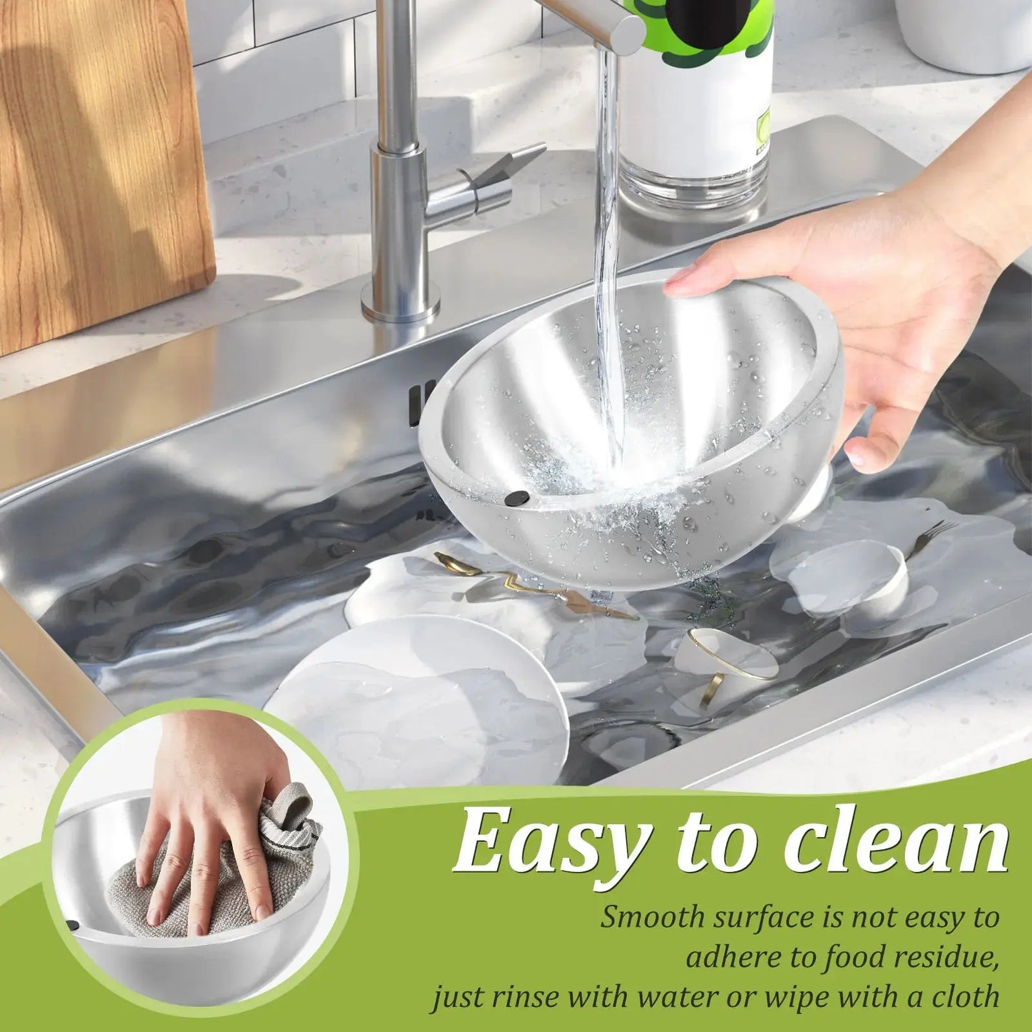 Stainless Steel Cooling Bowl - Planet4Shopping