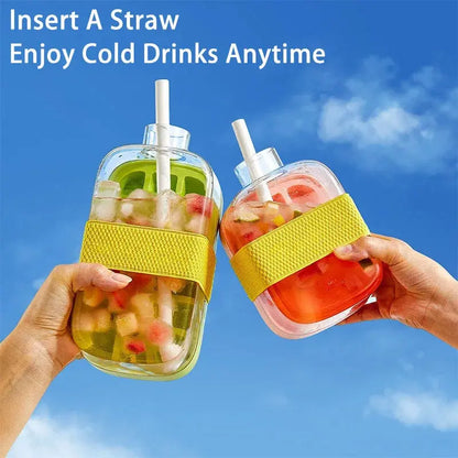 Ice Cube Tray With Straw - Planet4Shopping