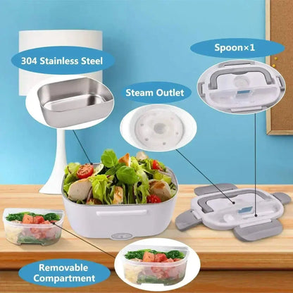 2-In-1 Electric Heating Lunch Box - Planet4Shopping