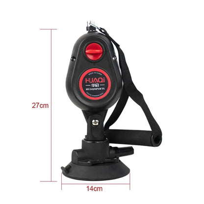 Fitness Resistance Pull Down Rope Trainer With Suction - Planet4Shopping