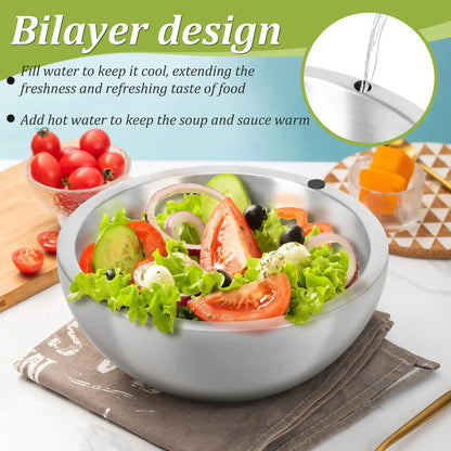 Stainless Steel Cooling Bowl - Planet4Shopping