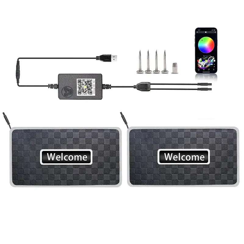Personalized Car Floor Mat Light - Planet4Shopping