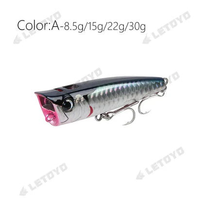 Popper Fishing Lure Hard Bait 8.5-30g - Planet4Shopping
