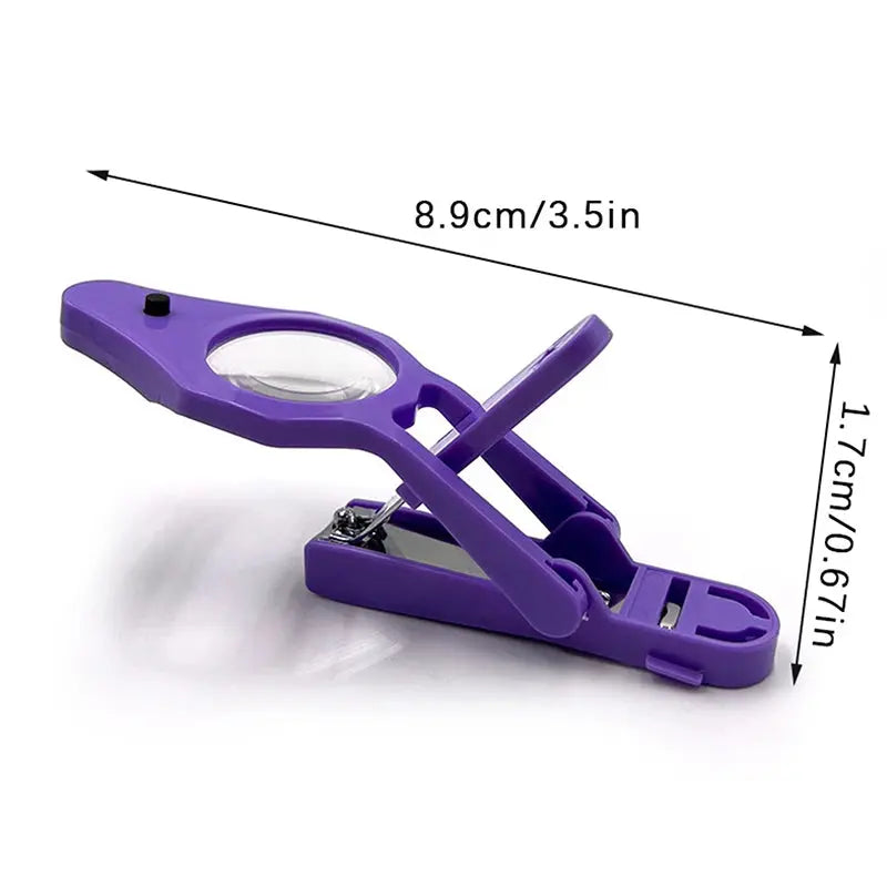 Nail Clipper with Light & Magnifying Glass - Planet4Shopping
