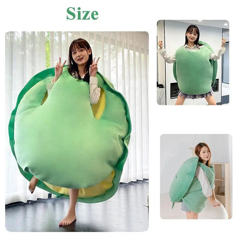 Wearable Turtle Shell Plush Pillow - Planet4Shopping