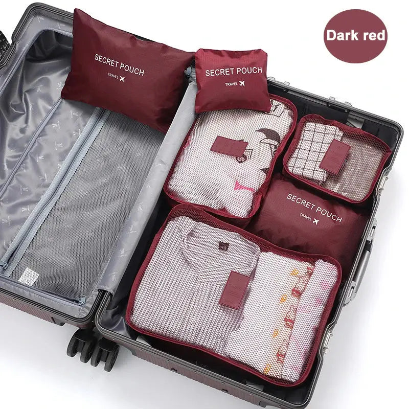 6 Pcs Travel Clothes Storage Bags - Planet4Shopping