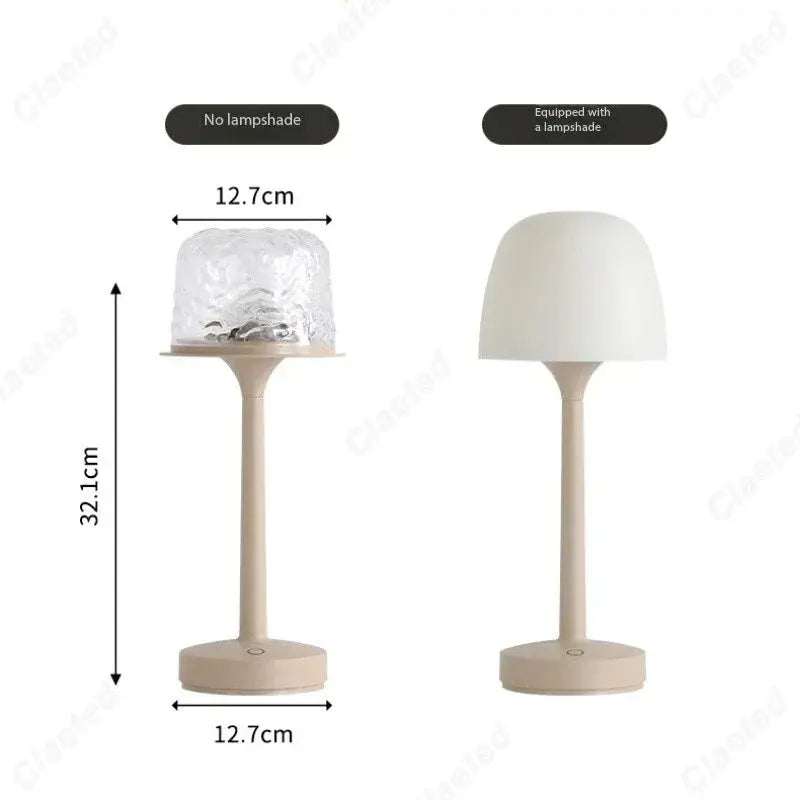 Mushroom Table Lamp with Water Ripple Projection - Planet4Shopping