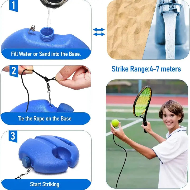 Tennis Ball Rebound Trainer - Planet4Shopping