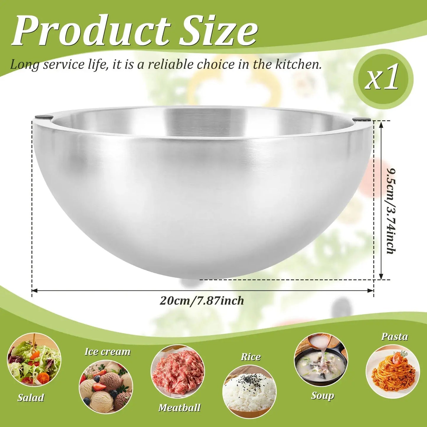 Stainless Steel Cooling Bowl - Planet4Shopping