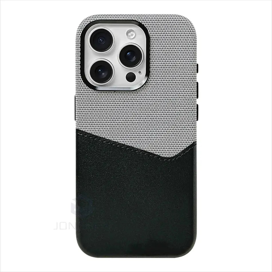 Magnetic Leather Card Holder Case for iPhone - Planet4Shopping