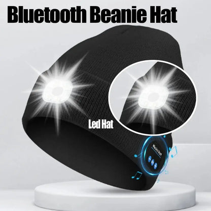 3-in-1 Function Bluetooth Beanie with Light - Planet4Shopping