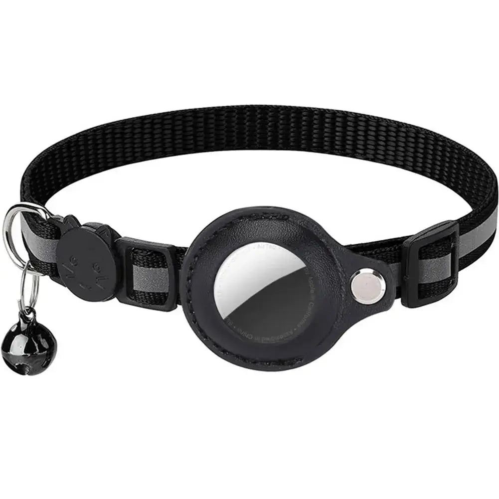 Reflective Cat Collar with Apple AirTag Holder - Planet4Shopping